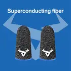 1 пара, игровой рукав для пальцев, дышащие кончики пальцев для мобильных игр PUBG, сенсорный экран, пальчиковые Коты, крышка, чувствительный мобильный сенсорный экран