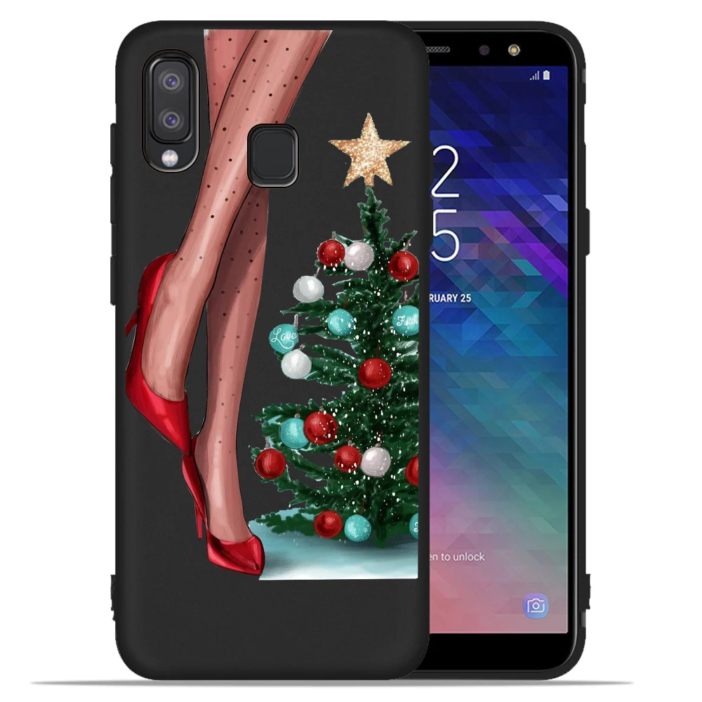Рождественская роскошь Мода для девочек мягкий чехол для samsung Galaxy A50 A10 A20 A10E A20E A30 A40 A60 A70 M10 M20 M30 m40 Капа - Цвет: 09