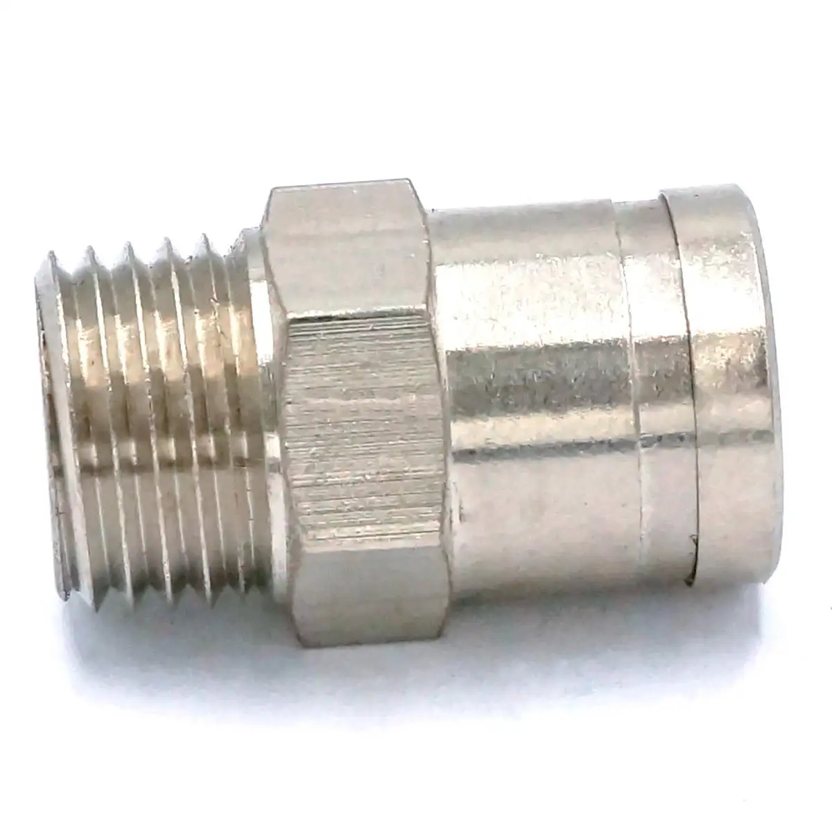 1/4&quot BSP Male to Fit Tube O/D 8mm Pneumatic Nickel Brass Push In Connector Union Quick Release Air Fitting Plumbing | Обустройство