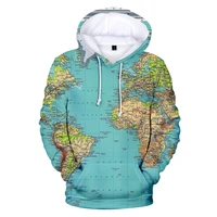 europe and the united states trend new world map harajuku sweatshirt unisex fashion sweatshirt autumn casual super dalian hoodie