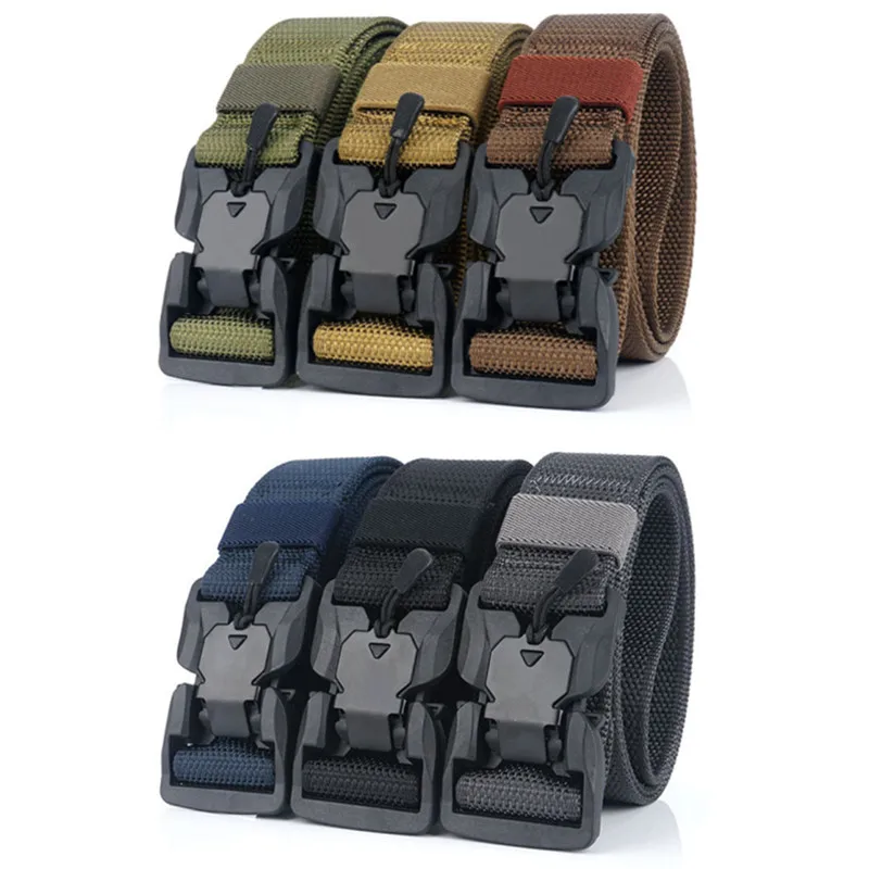 Новый тактический ремень с магнитной пряжкой для военных высококачественный