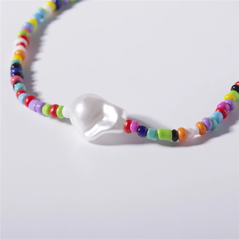 SOHOT этнический стиль красочная имитация жемчуга в стиле барокко женская модель