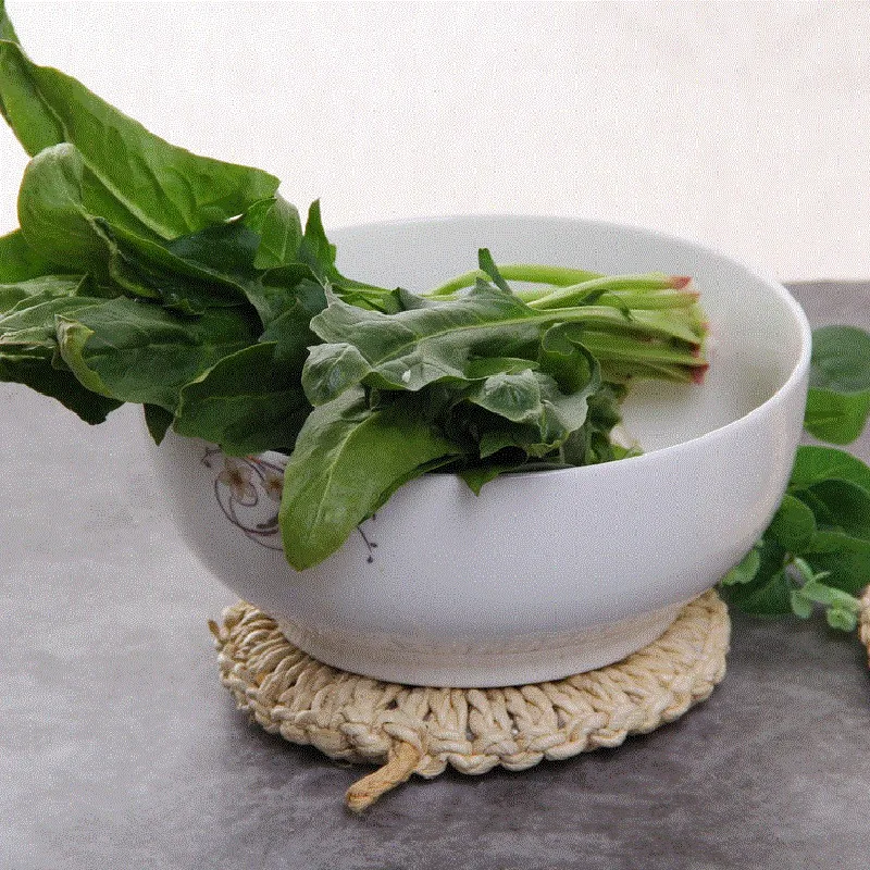 Тканые салфетки ручной работы Круглый тканый коврик для горшков горячий