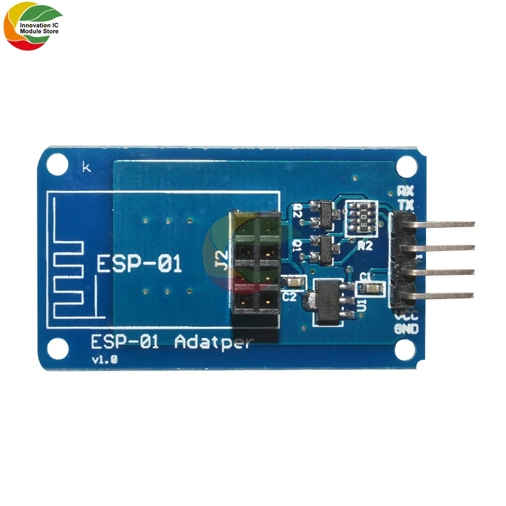 ESP8266 Φ модуль беспроводного адаптера с Wi-Fi 3 В 5 в Esp01 адаптер для коммутационной