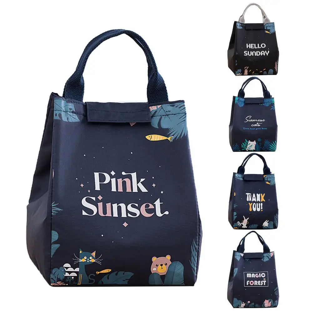 

Magic Forest Series Insulation Bag Thicken Portable Insulation Aluminum Film Fresh-keeping Lunch Outdoor Picnic Bag