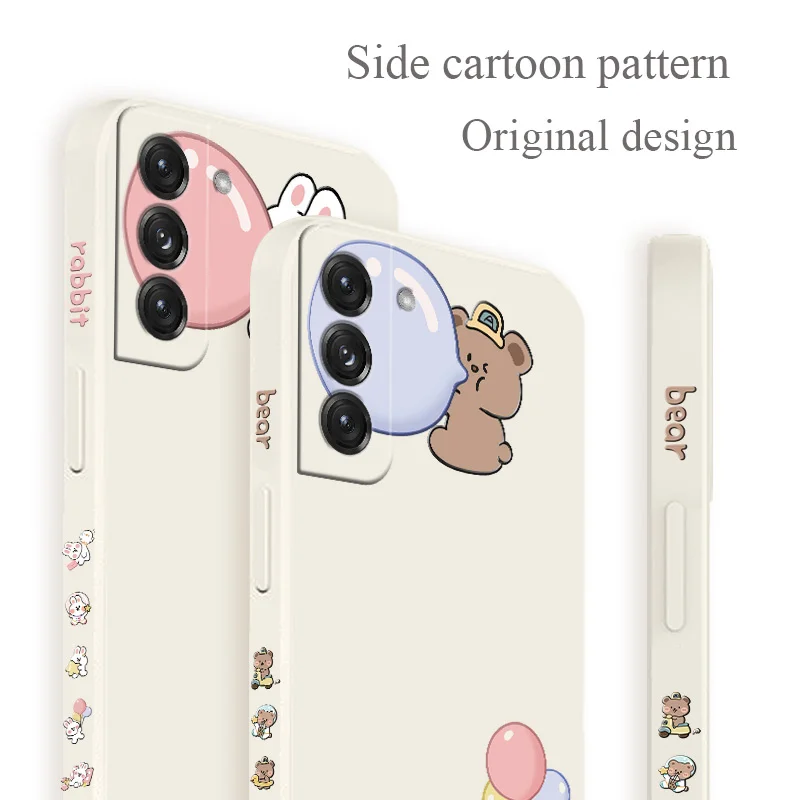 creative bubble phone case for samsung galaxy s22 s21 s20 fe s10 note 20 10 ultra plus a72 a52 a32 a71 a51 a31 a21s 4g 5g cover free global shipping