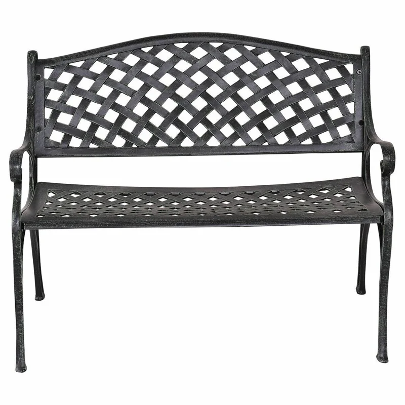 40 &quotалюминиевая антикварная садовая скамейка для патио уличная мебель высокое