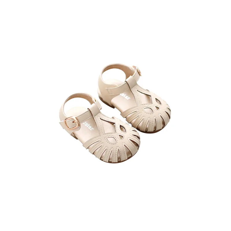 

Summer Sandals For Baby Girls Sandals Toddler Kids Fashion Comfortable First Walkers PU Sandals For The Babys Girls Footwear