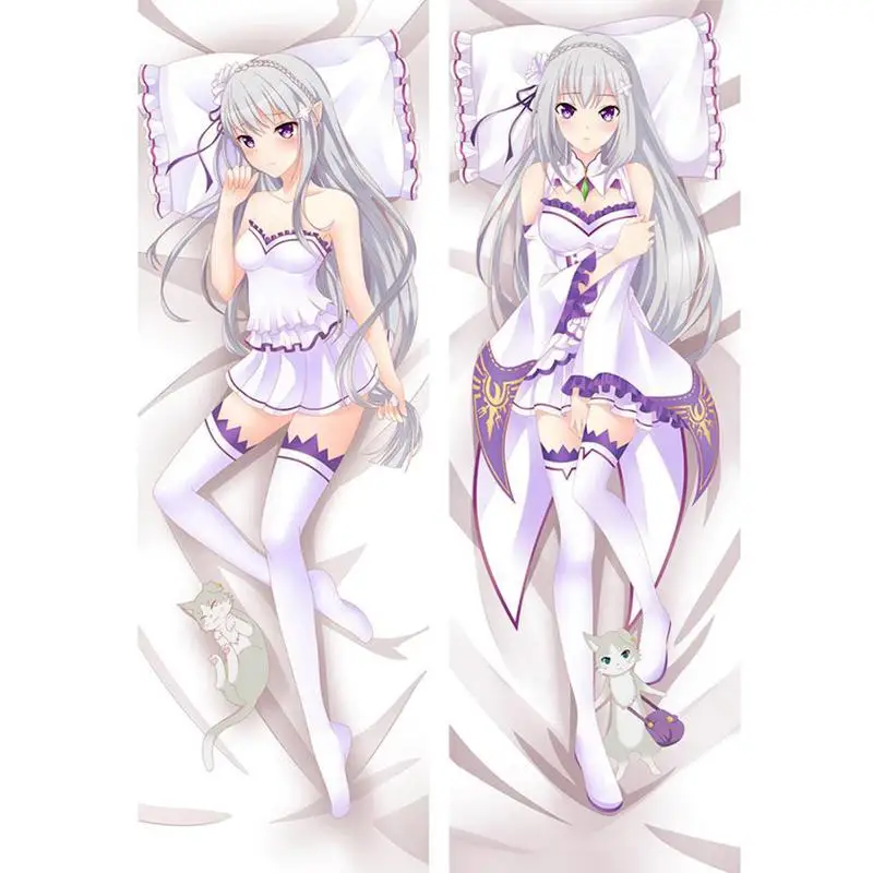 Японское аниме Emilia relife в другом мире от Zero Otaku Dakimakura подарки постельные