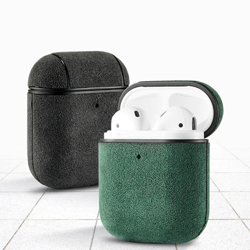 SanCore Alcantara кожаный чехол для наушников для Apple Airpods 1 Airpods 2 чехол роскошный защитный чехол Аксессуары для Airpods