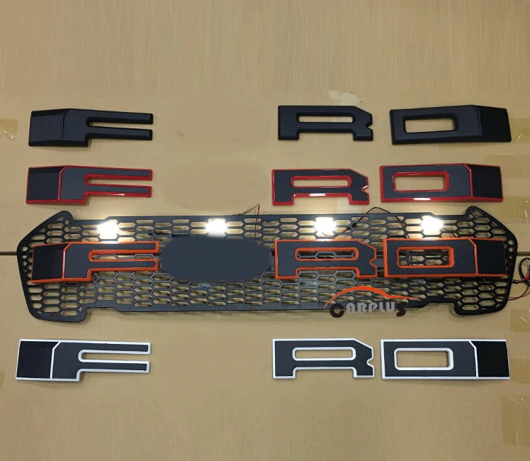 Решетка для гоночных грилей черная планка гриля Ranger wildtrak T7 txl pickup 2015 18 передняя