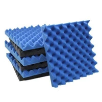 6 pack black blue charcoal egg crate foam acoustic tiles soundproofing foam panels sound insulation soundproof foam padding