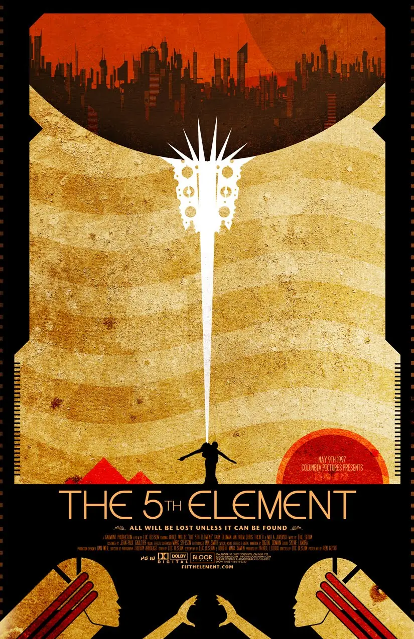 Mark of The Fifth Element Film Poster Classic Retro Vintage Kraft Canvas DIY Wall Sticker Home Bar Posters Decoration Gift | Дом и сад
