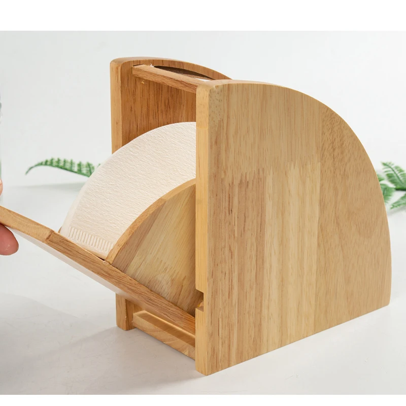 Держатель для бумаги с фильтром кофе деревянный держатель контейнер V60 подставка