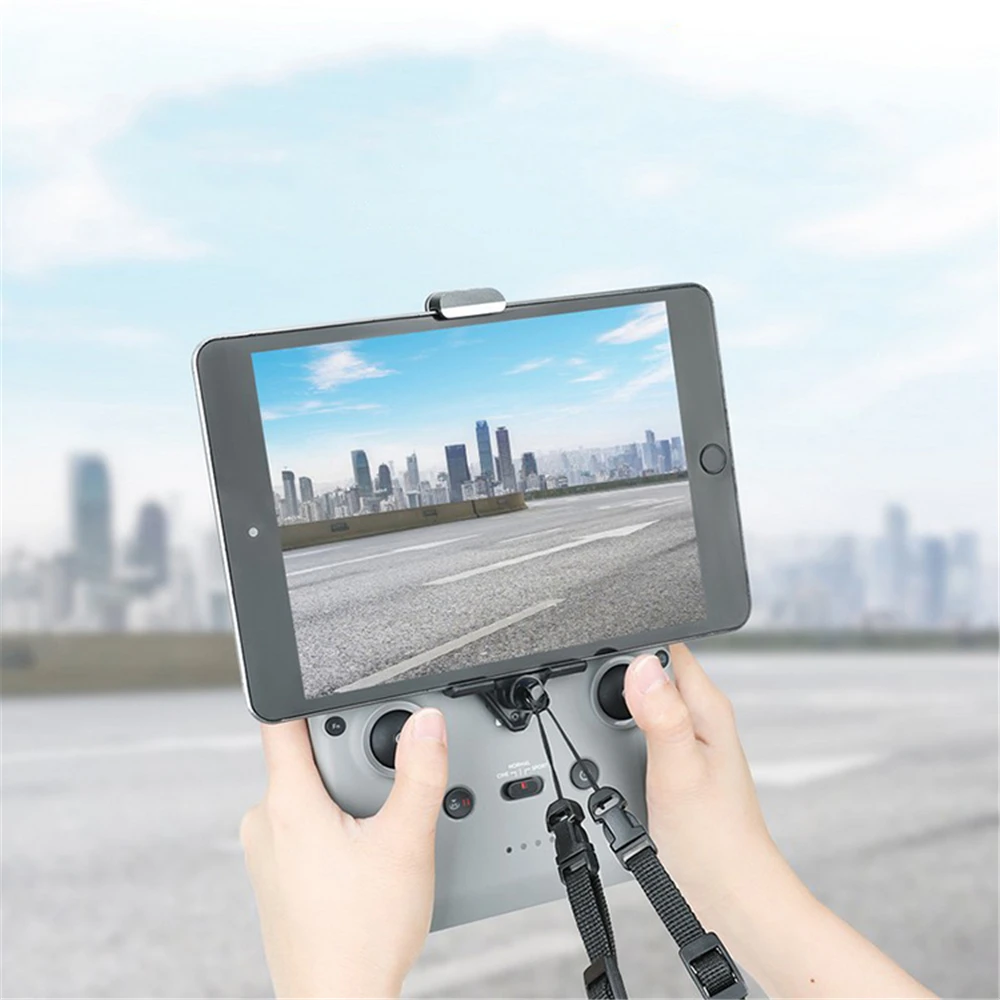 aluminum alloy tablet stand holder flat bracket mount for dji royal mavic air mini 2 remote control drone accessories free global shipping