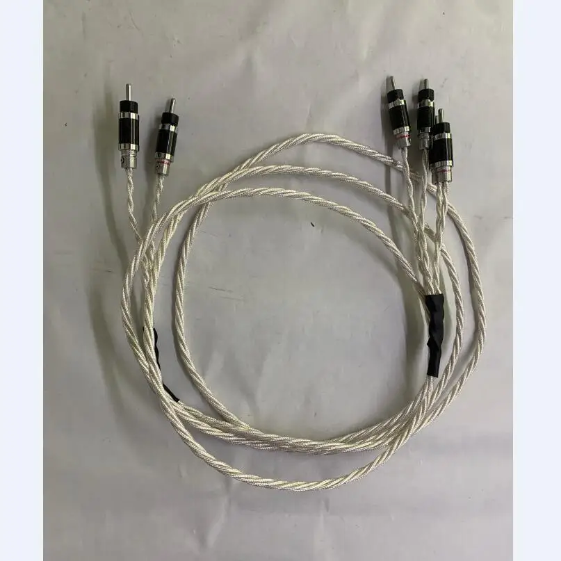 Высококачественный Y образный разъем из углеродного волокна HI Fi аудио кабель для