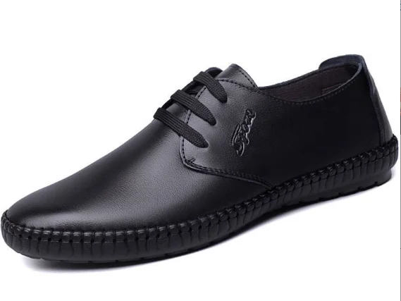 

Men's Sports leather shoes Men's Winter New Style lace Fashion High shoes British style Business shoes ventilate soft sole