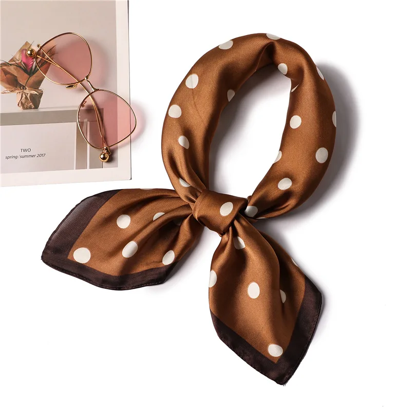 Дизайнерский брендовый женский шарф 2020 модные мягкие маленькие шелковые шарфы в