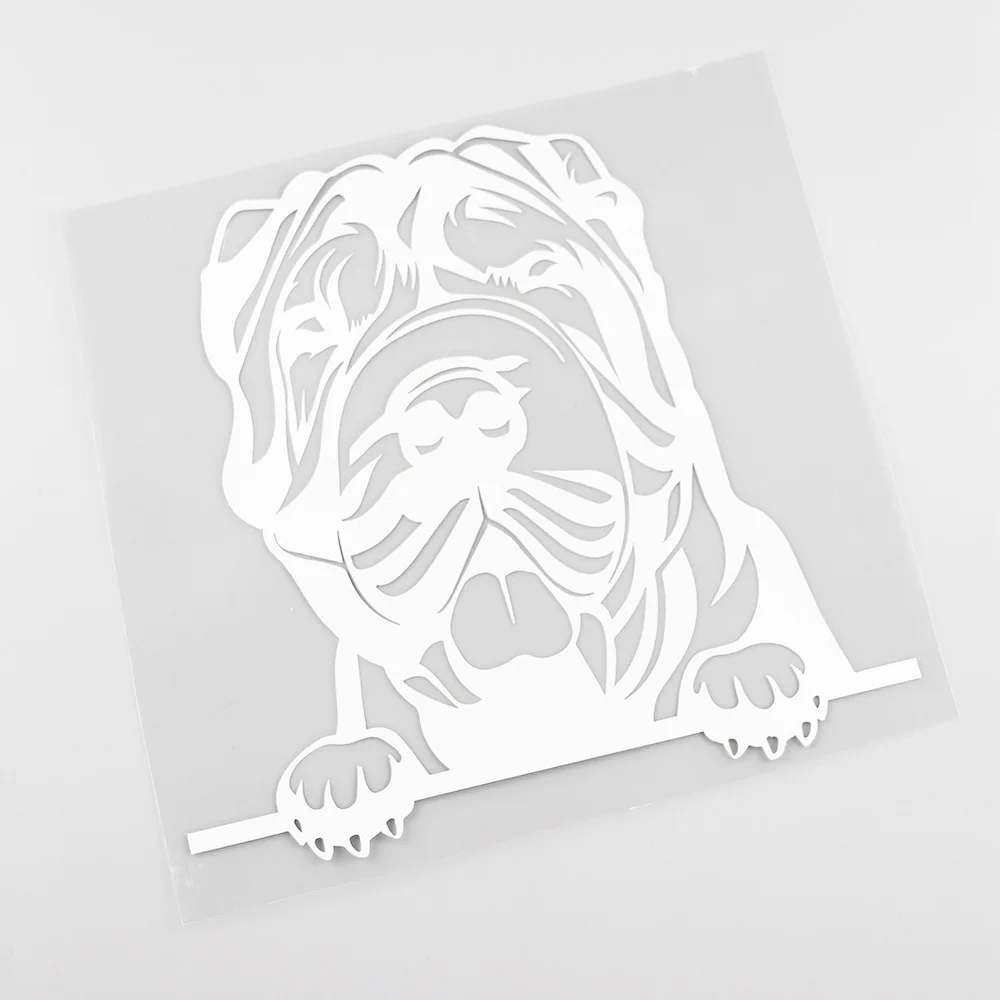 YJZT см x Автомобильная наклейка Shar Pei с собакой виниловая подглядывающая собака