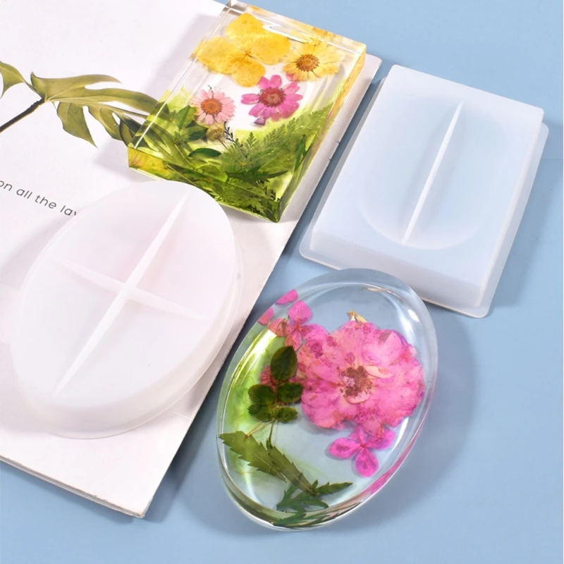 

DIY Soap Box Tray Casting Silicone Mould Crafts Decoration Jewelry Making Tool Crystal Epoxy Resin Mold