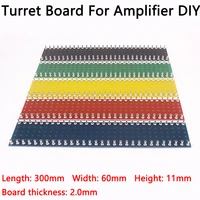 1piece turret lug board terminal tag strip board tinned copper 300x60x2mm turrets board 60 turrets audio tube amplifier kit diy