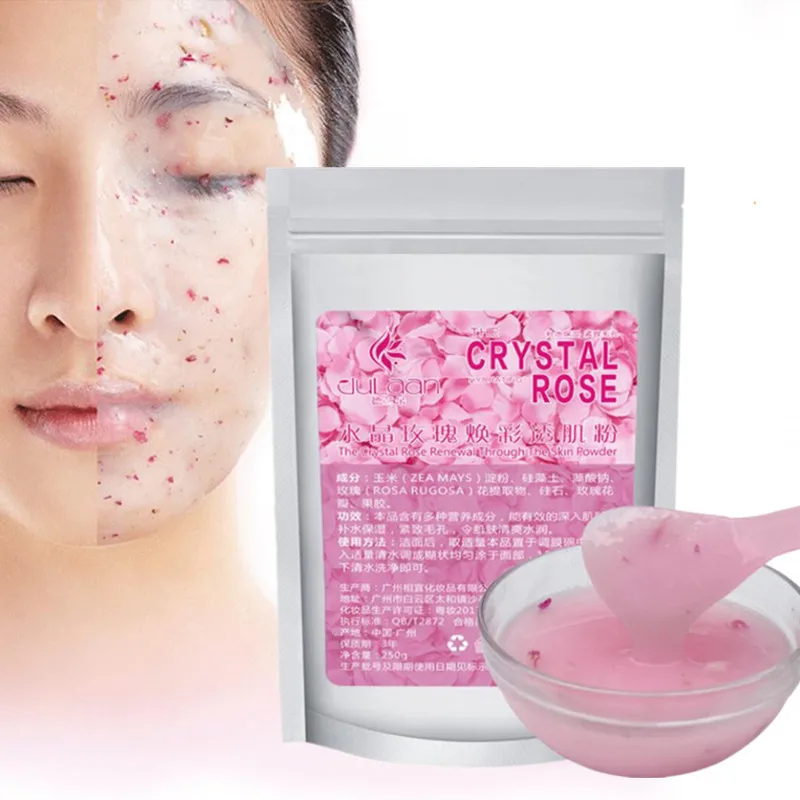 

250g DIY SPA Collagen Rose Hyaluronic Acid Soft Mask Powder Face Mask Anti Aging Anti Wrinkle Peel Off Rubber Mask Powder