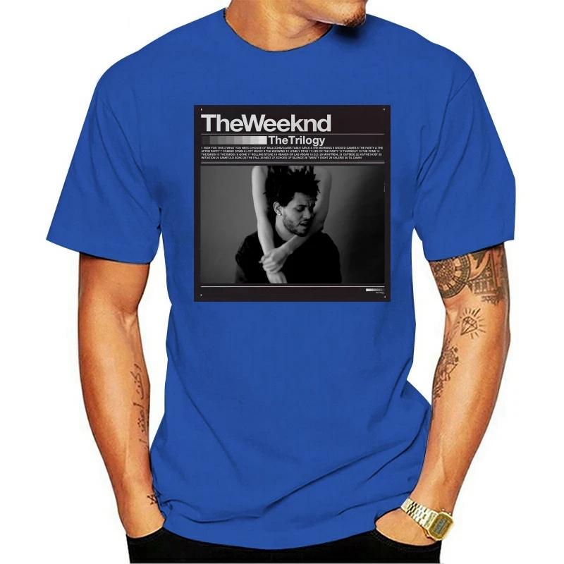 The Weeknd THE trilovtg альбомы редкая футболка хлопок S до XXL 11 цветов 8 размеров | Мужская