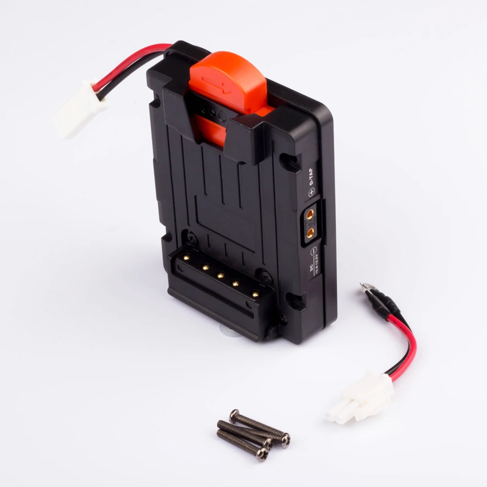 Placa de Bateria Fonte de Alimentação D-tap Dtap Ptap P-tap Portátil Nano Micro Pequeno Compacto Mini V-montagem V-lock Montagem fr Faça Você Mesmo 3-eixo Cardan
