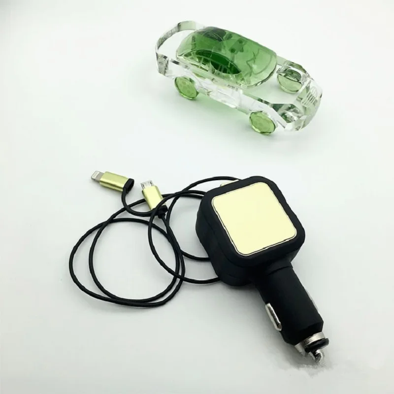 USB Автомобильное зарядное устройство для мобильного телефона планшета gps 4.8A 2в1