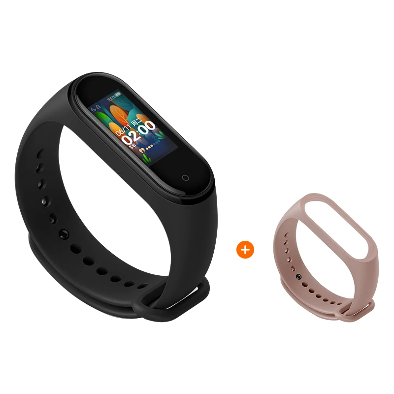 Add Pink Xiaomi mi band 4 Смарт-часы глобальная версия фитнес браслет с пульсометром активности фитнес-трекер Смарт браслет здоровья цветной дисплей новинка умный шагомер с измерением давления - Цвет: Add Pink