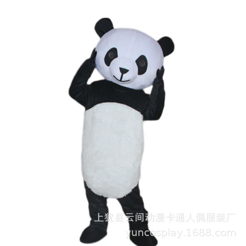 

Halloween Costumes for Women and Man Panda Fursuit Custom Walking Doll Mascot Adult Size Cosplay Party Dress Up Stage Props
