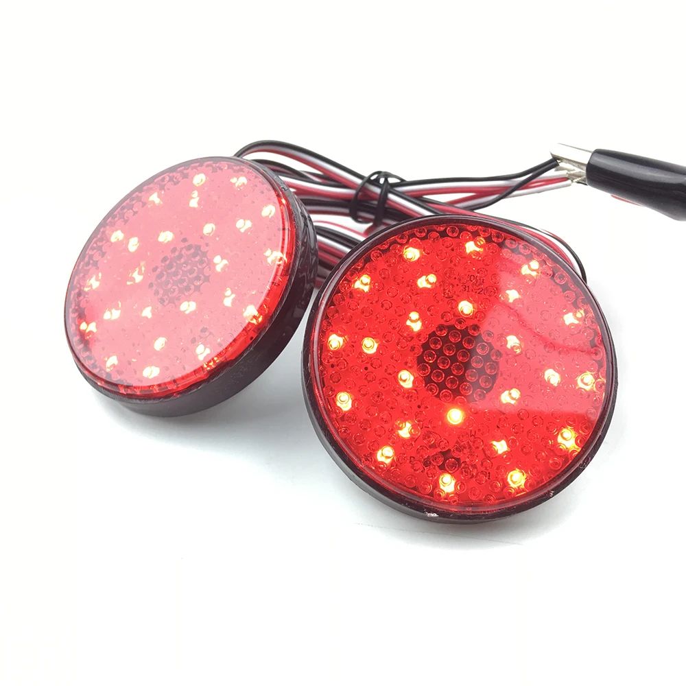 Светильник онарь заднего бампера с 24 светодиодами красный задсветильник рь для