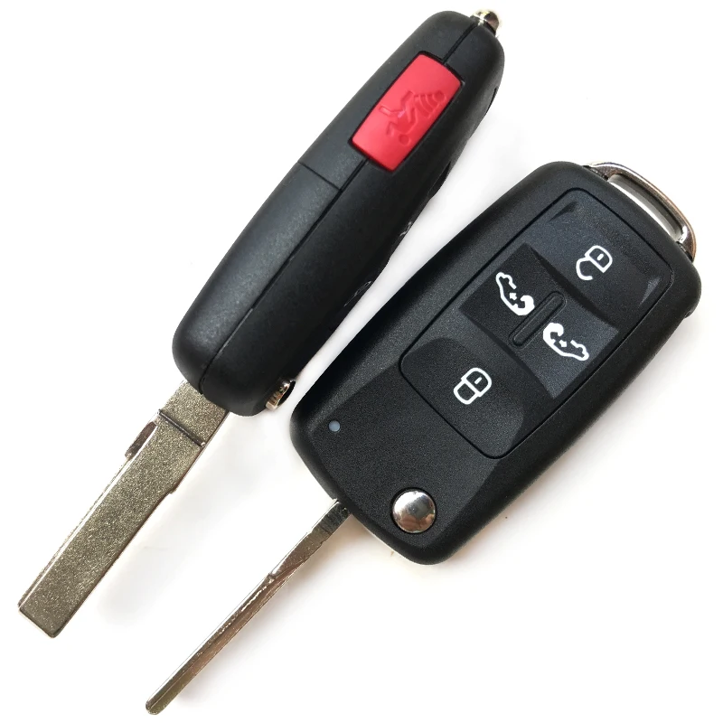 Чехол для автомобильного дистанционного ключа с 4 и 5 кнопками чехол Volkswagen VW Sharan