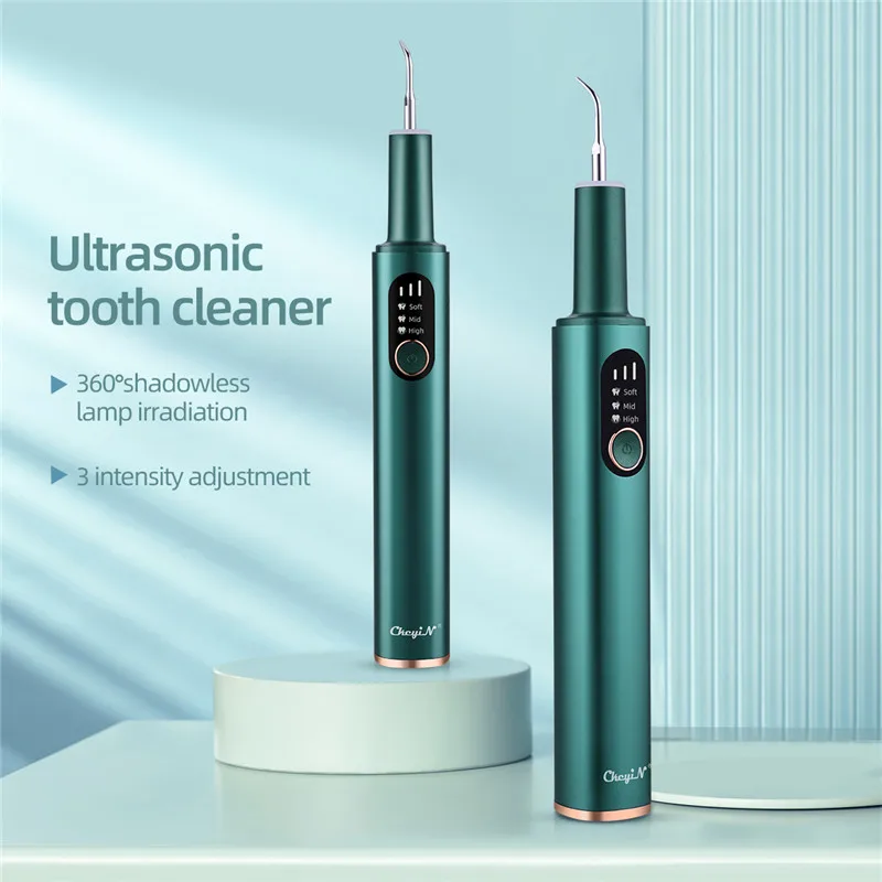 

Ультразвуковой Зубной скалер CkeyiN, электрический прибор для удаления пятен и пятен, для отбеливания зубов, бытовое устройство
