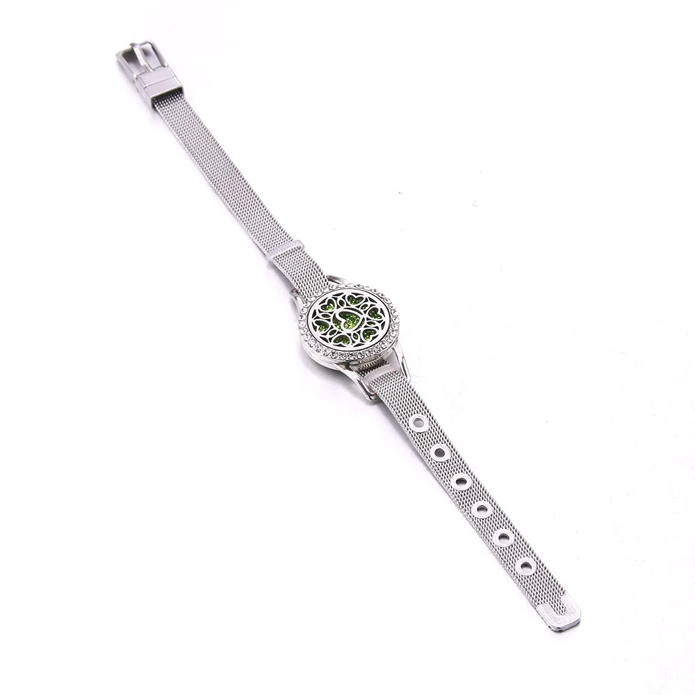 Браслет стразы в форме сердца из высококачественной нержавеющей стали