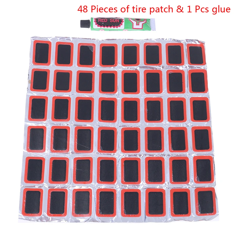 

Motor Bicycle Bike Tyre Tire Inner Tube Puncture Rubber Patches Repair Kit Set