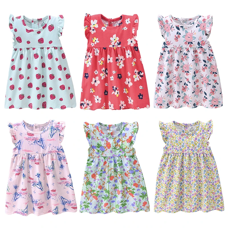 Одежда для маленьких девочек новорожденных Хлопковая одежда на новый год|Платья|