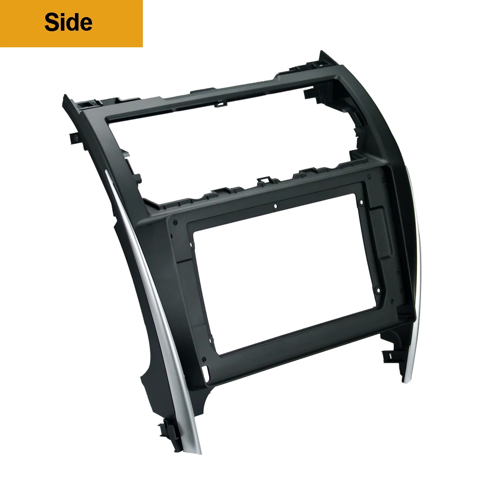 2Din Car DVD Frame Audio Fitting Adaptor Dash Trim Kits Facia Panel 10.1inch For Toyota Camry 2012-2014 Double Din Radio Player |