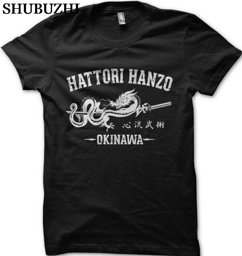 Топы Летняя классная забавная футболка Hatori Hanzo японские Самурайские Мячи Kill Bill