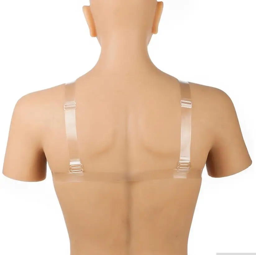 2020 Silicone Breast Forms With Shoulder Straps 2800g Huge Artificial For Drag Queen Transvestite Crossdresser Boobs Enhancer