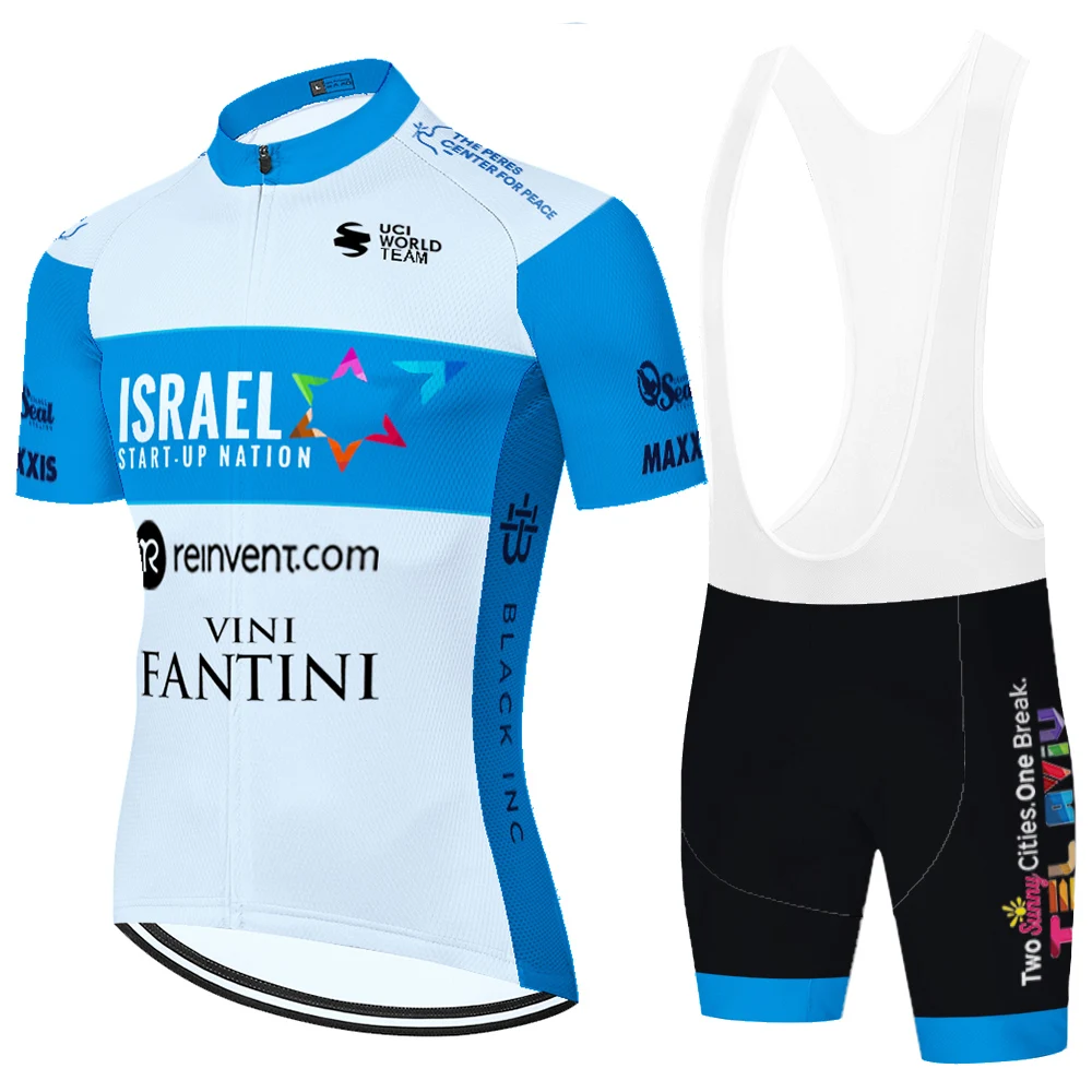 2023 ISRAEL cycling TEAM jersey 20D bike shorts set MTB ropa ciclismo hombre verano men short sleeve |