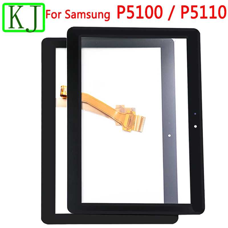 Для samsung Galaxy Tab 2 10,1 GT-P5100 P5110 N8000 сенсорная стеклянная дигитайзер панель Черный Белый P5100 сенсорный экран