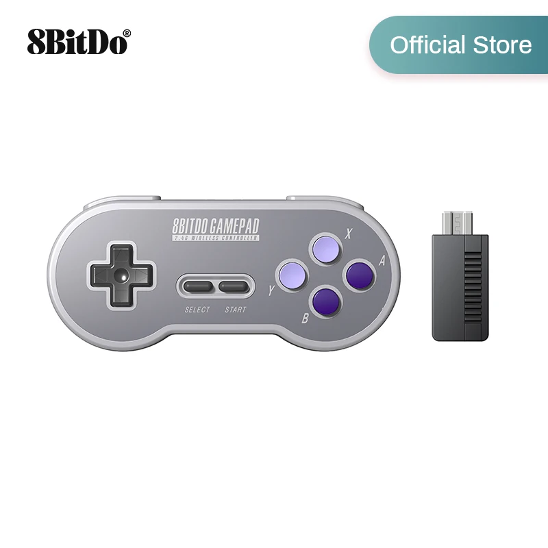 8bitdo SF30 SN30 геймпад Беспроводной игровой контроллер с 2 4 г NES приемник|Геймпады| |