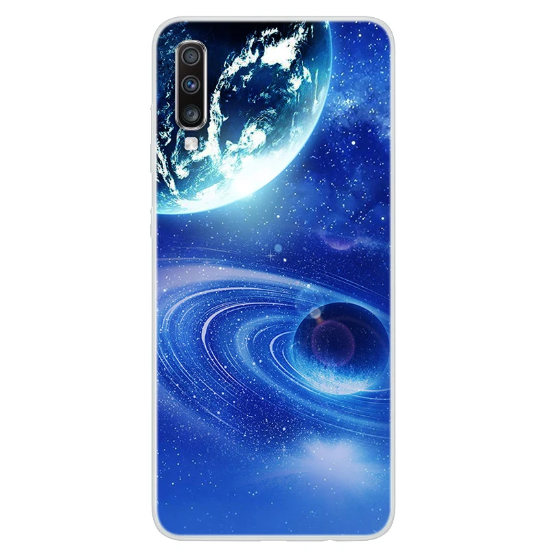 For Samsung Galaxy A70 Case A 70 Silicone Soft A51 A61 A71 A81 A91 A31 A21 A41 Cover Starry Stars |