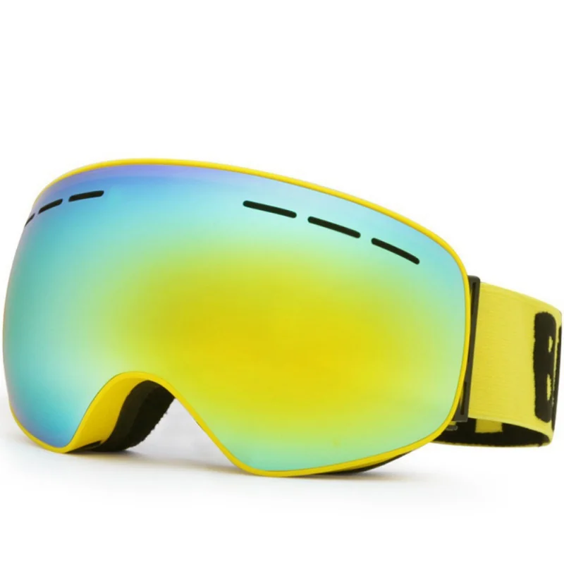 

UV400 Ski Goggles Anti-Fog Sunproof Double Layers Bright Snowboard Eyewear Man Women Snowmobile Glasses