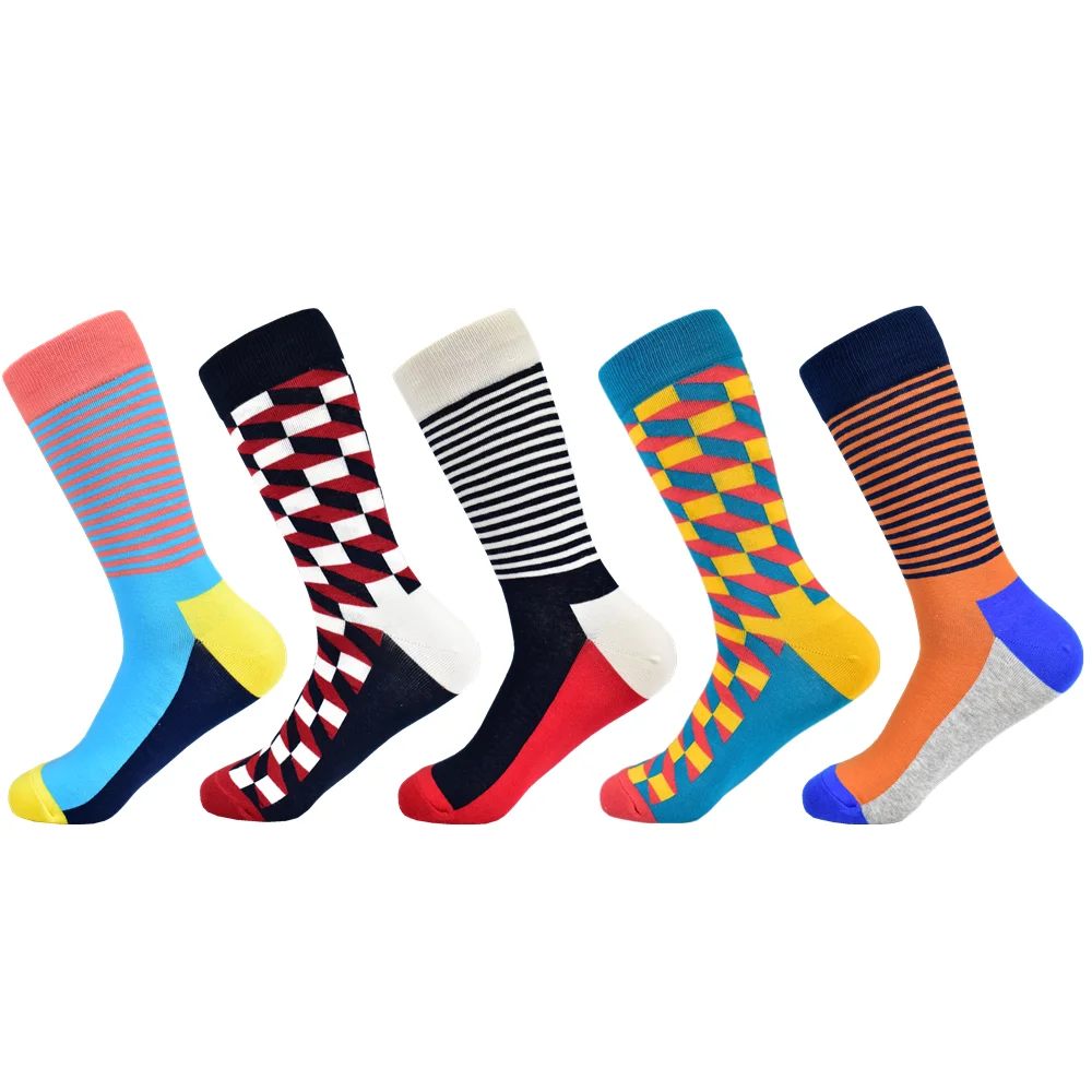 2019 реальные отличные мужские носки высокого качества плюс удлиненные модные