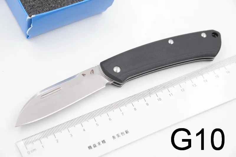 JUFULE, сделано 319, Микарта/G10, ручка Mark s30v, лезвие для кемпинга, охоты, для улицы, карманный, фруктовый, EDC инструмент, универсальный, джентльменский, складной нож - Цвет: G10