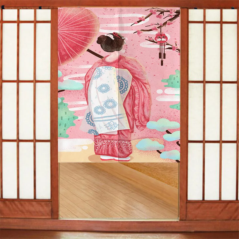 Японская дверь занавеска половина занавески японский Ресторан украшение кухня