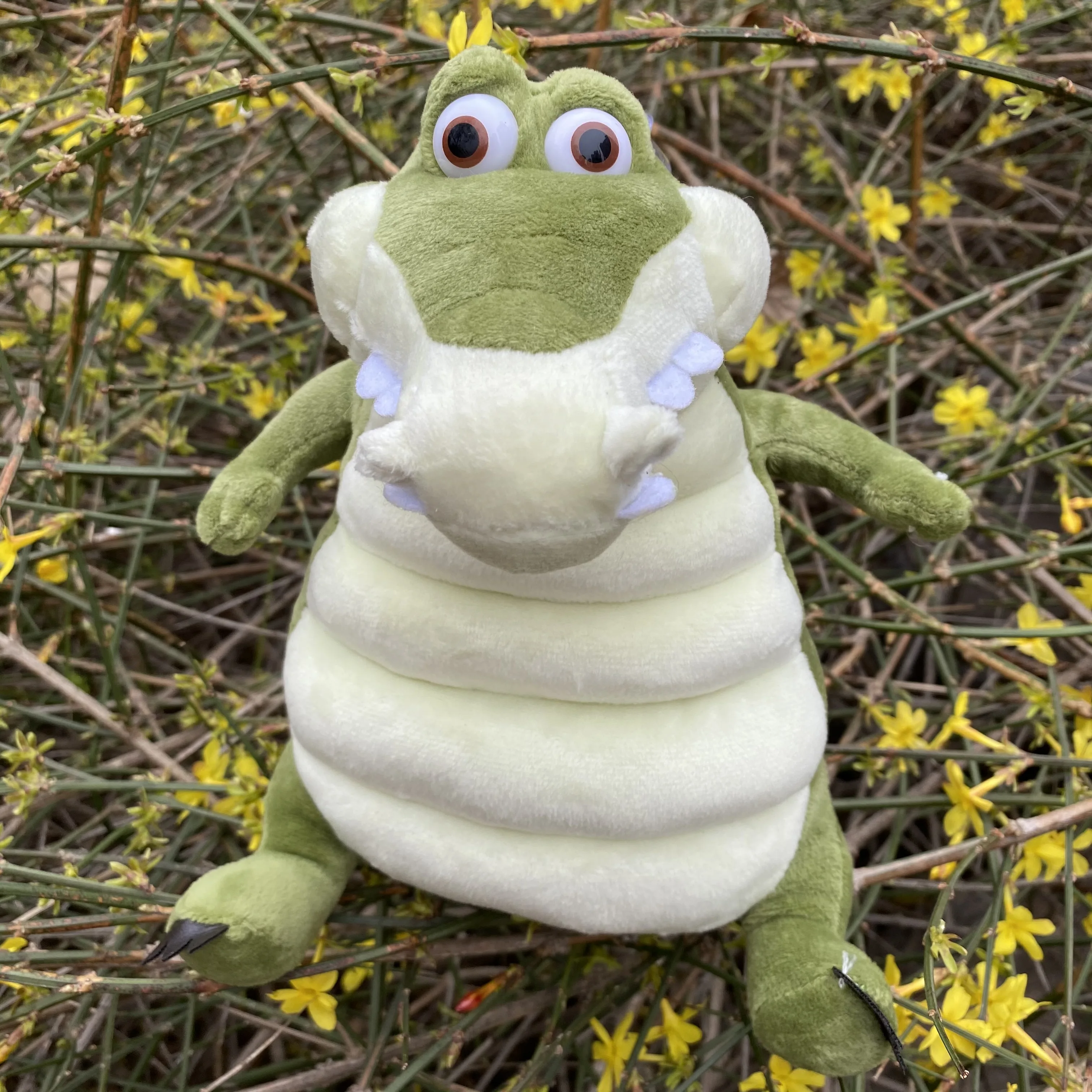 Невероятно милые домашние тапочки в виде лягушки из крокодиловой кожи плюшевая