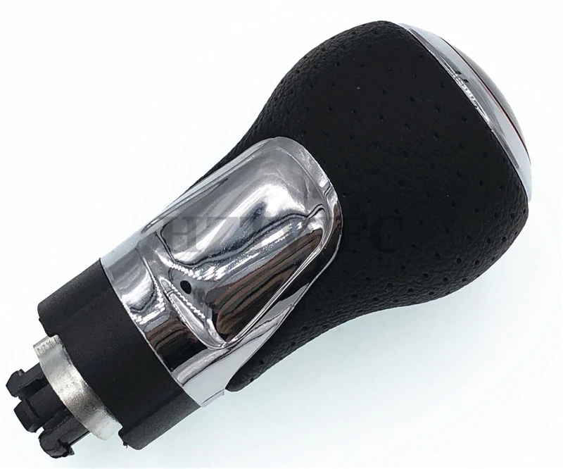 Высококачественная Автомобильная 5 скоростная кожаная ручка переключения